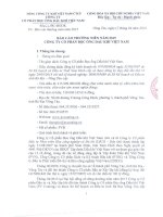 Báo cáo thường niên năm 2015 - Công ty cổ phần Bọc ống Dầu khí Việt Nam