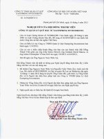 Nghị quyết Hội đồng Quản trị - Quỹ Đầu tư Cân bằng Prudential