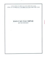 Báo cáo tài chính quý 3 năm 2014 - Công ty cổ phần Tư vấn Điện lực Dầu khí Việt Nam