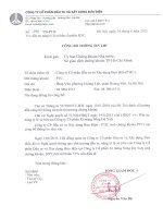 Nghị quyết Hội đồng Quản trị - Công ty Cổ phần Đầu tư và Xây dựng Bưu điện