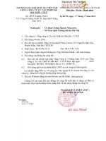 Báo cáo tài chính hợp nhất quý 3 năm 2014 - Tổng Công ty Tư vấn Thiết kế Dầu khí-CTCP