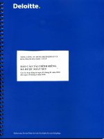 Báo cáo tài chính công ty mẹ quý 2 năm 2010 (đã soát xét) - Tổng Công ty Dung dịch khoan và Hóa phẩm Dầu khí-CTCP