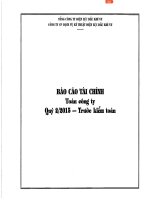 Báo cáo tài chính quý 2 năm 2015 - Công ty Cổ phần Dịch vụ Kỹ thuật Điện lực Dầu khí Việt Nam