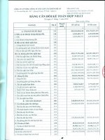 Báo cáo tài chính hợp nhất quý 1 năm 2016 - Công ty Cổ phần Tổng Công ty Xây lắp Dầu khí Nghệ An