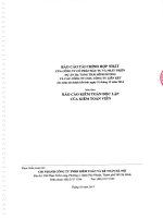 Báo cáo tài chính hợp nhất năm 2014 (đã kiểm toán) - Công ty Cổ phần Đầu tư và Phát triển Dự án Hạ tầng Thái Bình Dương