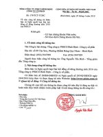 Nghị quyết Đại hội cổ đông thường niên - Tổng công ty Pisico Bình Định - CTCP