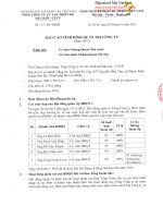 Báo cáo tình hình quản trị công ty - Tổng Công ty Tư vấn Thiết kế Dầu khí-CTCP