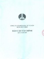 Báo cáo tài chính công ty mẹ quý 1 năm 2015 - Công ty Cổ phần Đầu tư và Xây dựng Bưu điện