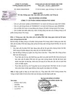 Nghị quyết Đại hội cổ đông thường niên - Công ty Cổ phần Chứng khoán Phú Hưng