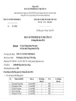 Báo cáo tình hình quản trị công ty - Công ty Cổ phần Logistics Portserco