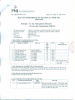 Báo cáo tình hình quản trị công ty - Công ty Cổ phần Vàng bạc Đá quý Phú Nhuận