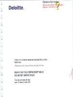 Báo cáo tài chính hợp nhất năm 2014 (đã kiểm toán) - Công ty Cổ phần Kinh doanh Khí hóa lỏng Miền Bắc