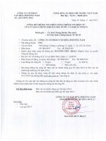 Báo cáo tài chính hợp nhất quý 3 năm 2014 - Công ty Cổ phần Văn hóa Phương Nam