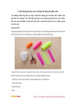 Cách làm giỏ hoa treo tường từ ống hút độc đáo