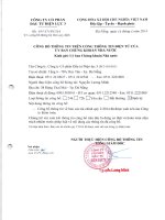 Báo cáo tài chính quý 2 năm 2014 (đã soát xét) - CTCP Đầu tư Điện lực 3