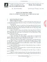 Báo cáo thường niên năm 2009 - Tổng Công ty Tư vấn Thiết kế Dầu khí-CTCP