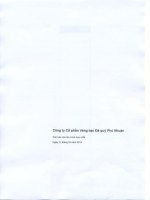 Báo cáo tài chính hợp nhất quý 1 năm 2014 - Công ty Cổ phần Vàng bạc Đá quý Phú Nhuận