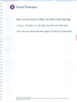 Báo cáo tài chính năm 2015 (đã kiểm toán) - Công ty cổ phần Tư vấn Điện lực Dầu khí Việt Nam