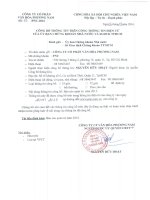 Báo cáo tình hình quản trị công ty - Công ty Cổ phần Văn hóa Phương Nam