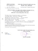 Báo cáo tài chính quý 3 năm 2013 - CTCP Đầu tư Điện lực 3