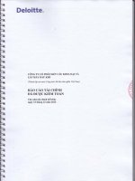 Báo cáo tài chính năm 2012 (đã kiểm toán) - Công ty Cổ phần Kết cấu Kim loại và Lắp máy Dầu khí