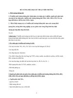 ĐỀ CƯƠNG HÓA HỌC KỸ THUẬT MÔI TRƯỜNG