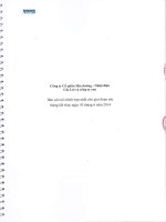 Báo cáo tài chính hợp nhất quý 2 năm 2014 (đã soát xét) - Công ty Cổ phần Mía đường Nhiệt điện Gia Lai