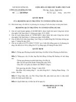 Nghị quyết Hội đồng Quản trị ngày 8-10-2010 - Công ty Cổ phần Sông Đà 9.06