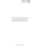 Báo cáo tài chính công ty mẹ năm 2012 (đã kiểm toán) - Công ty Cổ phần Xây dựng hạ tầng Sông Đà