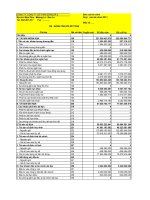 Báo cáo tài chính hợp nhất quý 1 năm 2011 - Công ty Cổ phần Sông Đà 8