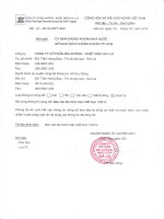 Báo cáo tài chính hợp nhất quý 1 năm 2014 - Công ty Cổ phần Mía đường Nhiệt điện Gia Lai