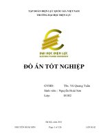 Đồ án tốt nghiệp thiết kế hệ thống điện