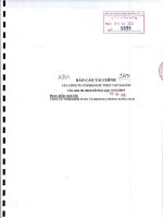 Báo cáo tài chính năm 2015 (đã kiểm toán) - Công ty cổ phần Dầu thực vật Sài Gòn