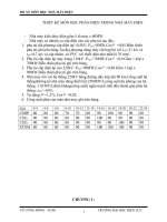 Đồ án tốt nghiệp thiết kế phần điện trong nhà máy điện