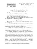 Nghị quyết Hội đồng Quản trị ngày 17-11-2009 - Công ty Cổ phần Sông Đà 9.06