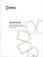 Báo cáo tài chính công ty mẹ quý 2 năm 2014 (đã soát xét) - Công ty Cổ phần Đại lý Vận tải SAFI