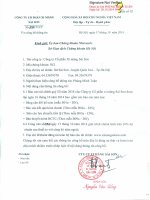 Báo cáo tài chính quý 3 năm 2014 - Công ty Cổ phần Xi măng Sài Sơn