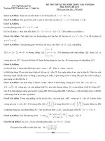 Đề và đáp án thi thử THPT QG môn Toán số 5 2016