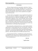 Đồ án cung cấp điện cho hệ thống điện