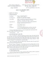 Báo cáo thường niên năm 2015 - Công ty Cổ phần Sông Đà 11