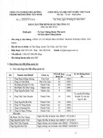 Báo cáo tình hình quản trị công ty - Công ty cổ phần Mía đường Thành Thành Công Tây Ninh