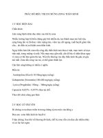 PHÁC ĐỒ ĐIỀU TRỊ DI CHỨNG ZONA THẦN KINH