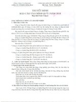 Báo cáo tài chính hợp nhất quý 1 năm 2010 - Công ty Cổ phần Sông Đà 6