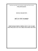 MẪU BÌA ĐỒ ÁN KHOA MÔI TRƯỜNG