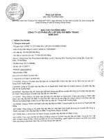 Báo cáo thường niên năm 2015 - Công ty Cổ phần Xây lắp Dầu khí Miền Trung