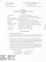 Nghị quyết Đại hội cổ đông thường niên - Công ty Cổ phần Khách sạn Sài Gòn