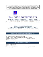 Bản cáo bạch - Công ty Cổ phần Xây lắp Dầu khí Miền Trung