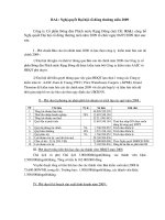 Nghị quyết đại hội cổ đông ngày 06-05-2009 - Công ty Cổ phần Bóng đèn Phích nước Rạng Đông