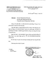 Nghị quyết Đại hội cổ đông thường niên năm 2011 - Công ty cổ phần Đầu tư và Phát triển Đô thị Sài Đồng