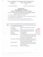 Nghị quyết Đại hội cổ đông - Công ty Cổ phần Đại lý Vận tải SAFI